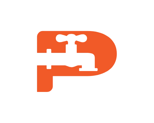 Letter P Tape Logo
