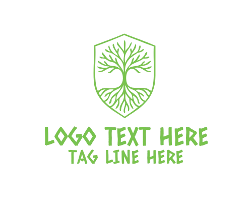 Grounded Life Tree Roots Logo