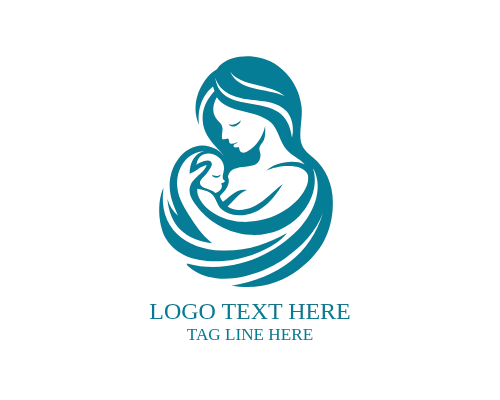 Growing Love Mom Baby Logo