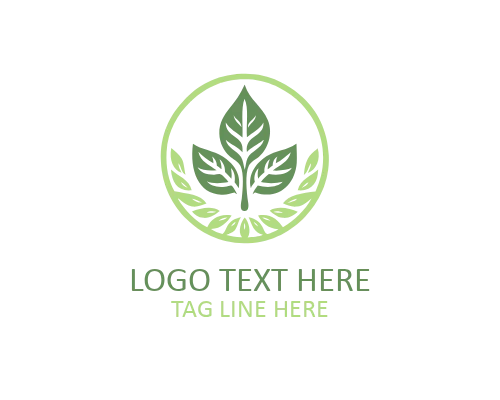 Growth Abstract Leaf Logo for Business Expansion, Sustainability, and Fresh Identity