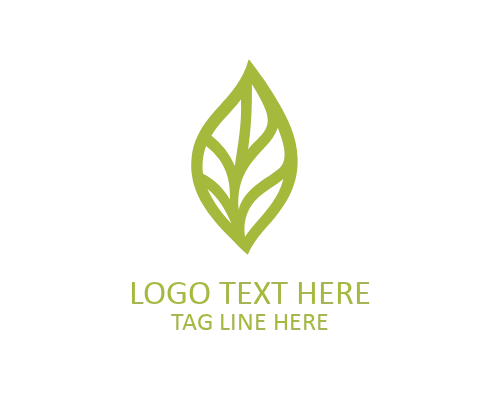 Growth Abstract Leaf Logo for Business Success, Sustainability, and Positive Brand Identity