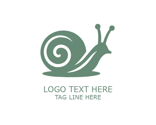 Growth Snail Logo for Progress, Learning, and Personal Development Brands
