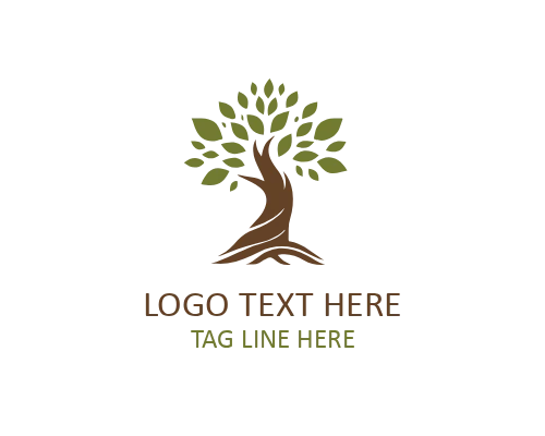 Growth Tree Symbol Logo