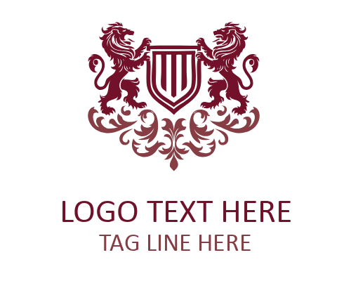 Guardian Lion Crest Logo