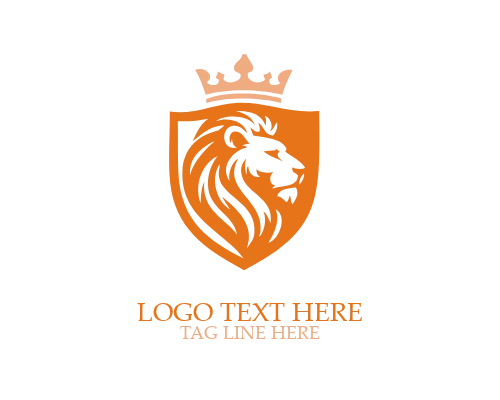 Guardian Lion Crest Logo