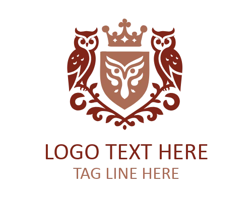 Guardian Owl Crest Logo