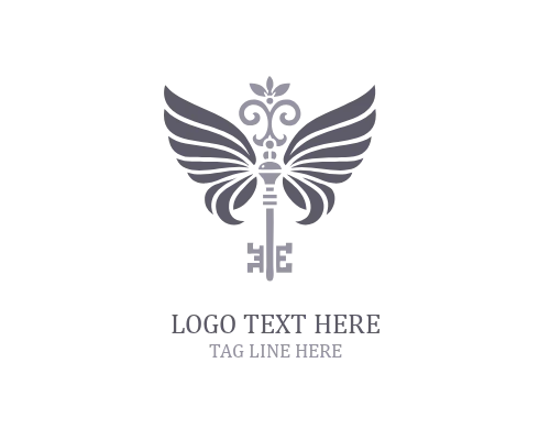 Guardian Wings Key Logo
