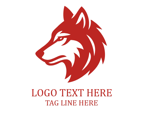 Guardian Wolf Mascot Logo
