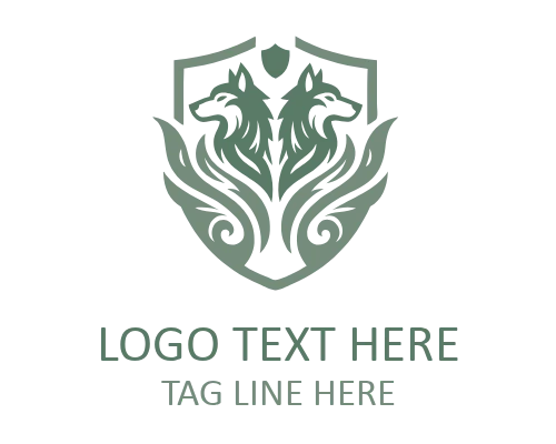 Guardian Wolves Crest Logo