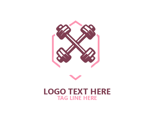 Gym Circle Fitness Emblem