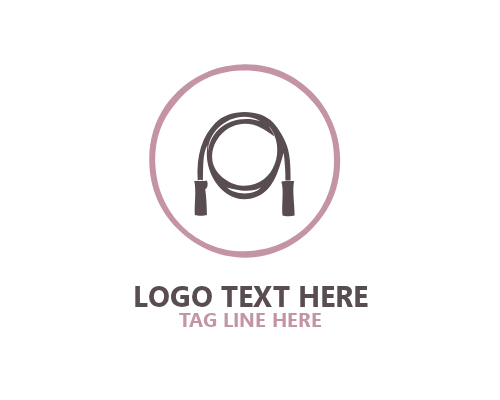 Gym Muscle Badge Logo