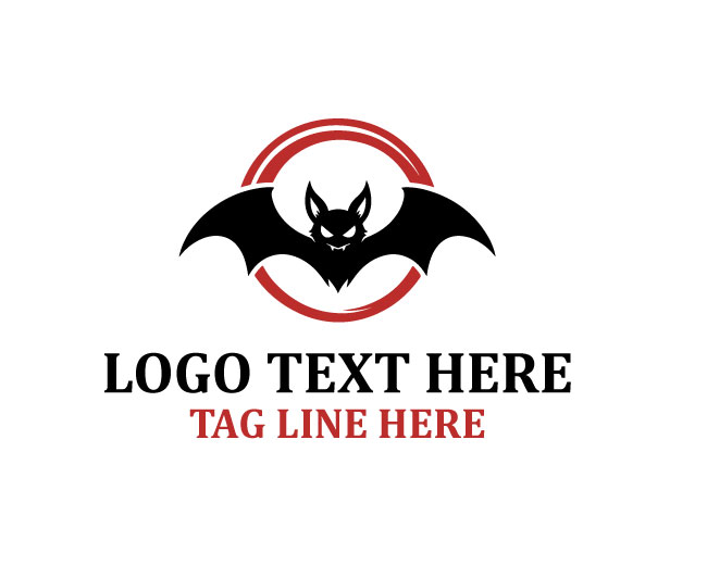 Halloween Bat Logo