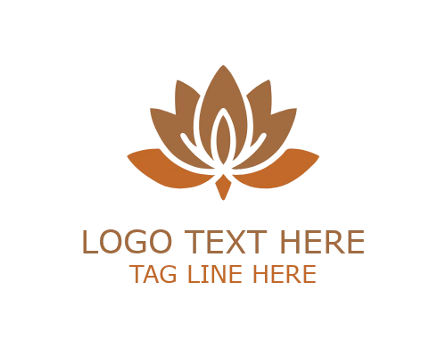 Halo Lotus Floral Logo for Spiritual and Wellness Branding