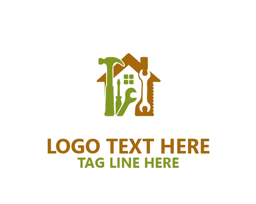 Hammer & Wrench House Logo