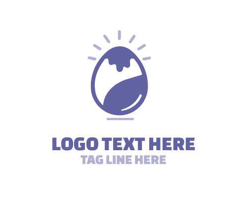Hand Drawn Cute Egg Logo