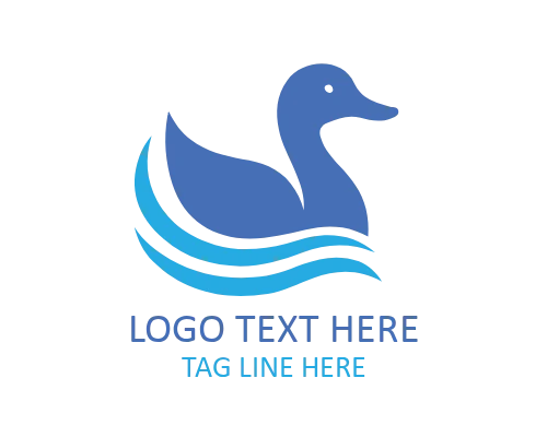 Hand Drawn Duck Sketch Logo for Artistic Brands