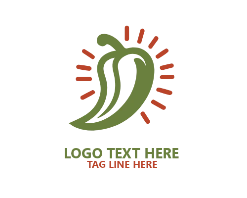 Hand Drawn Pepper Logo