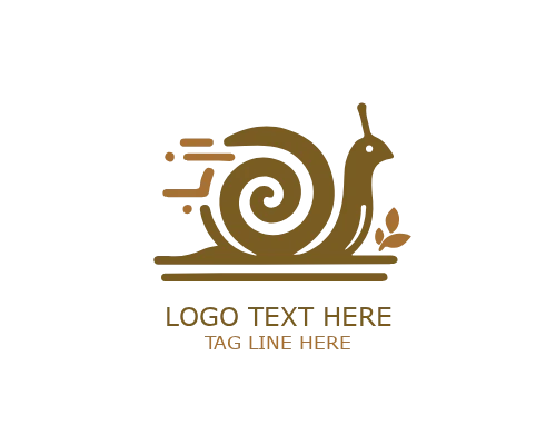 Hand Drawn Snail Logo for Artisan and Creative Brands