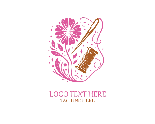 Handmade Crafts Needle Logo