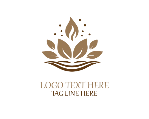 Handmade Flower Logo for Artisan, Creative, and Boutique Brands