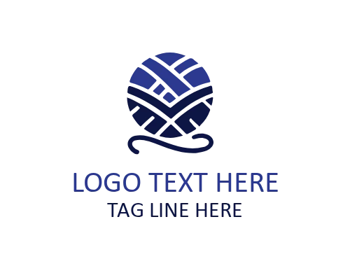 Handmade Yarn Brand Identity Logo