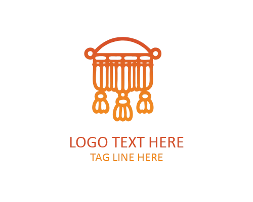 Hanging Fringe Macramé Logo