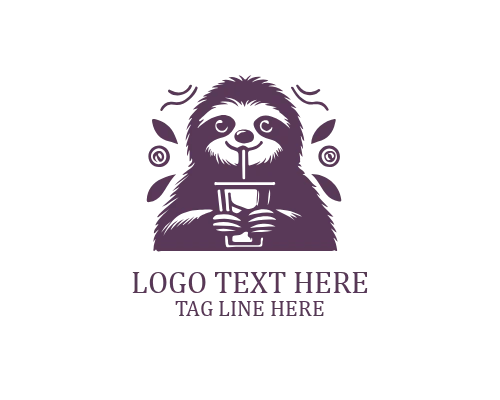 Hanging Sloth Tree Logo