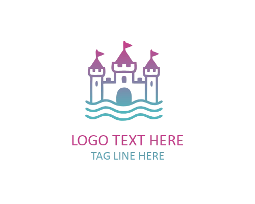 Happy Bounce House Logo for Kids Party Services