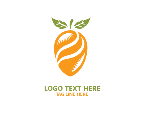 Happy Mango Mascot Logo