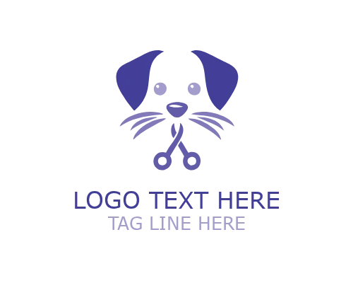Happy Paws Dog Grooming Logo