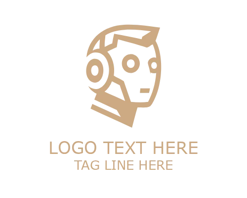 Happy Robot Mascot Logo for Playful Brands