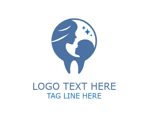Happy Tooth Paediatric Dentistry Logo for Children Dental Clinics