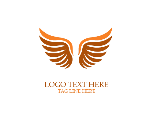 Harmony Line Angel Wings Logo