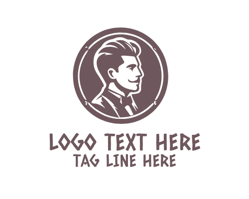  Hat Man Standing Elegant Logo