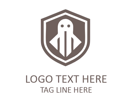 Haunted Ghost Badge Logo