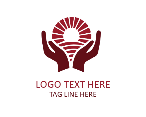 Healing Hand Logo for Medical and Wellness Brands