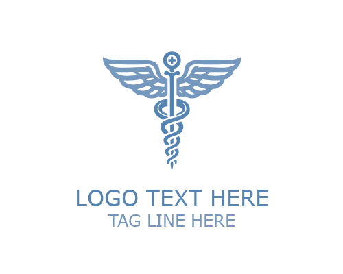 Health Spark Caduceus Logo