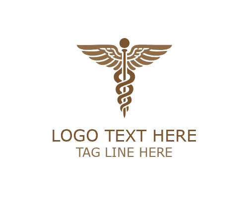HealthRise Caduceus Logo