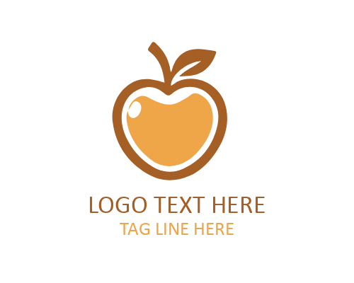 Healthy Fruit Logo Design for Nutrition Branding