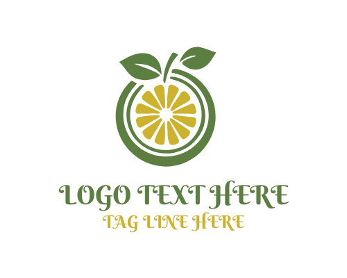 Healthy Fruit Logo for Nutrition Branding