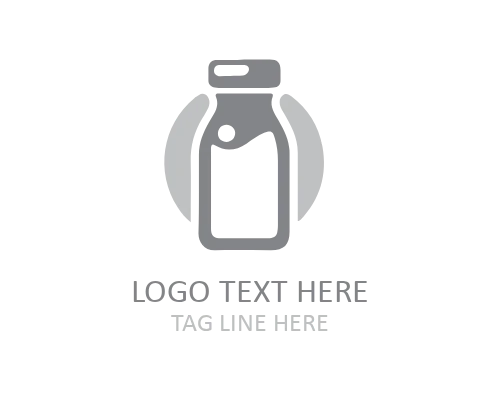 Healthy Milk Drink Logo