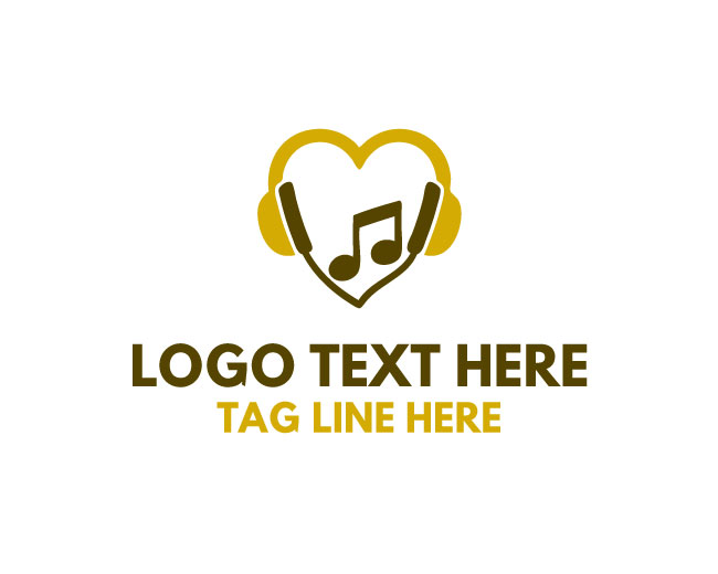 Heart Audio Pulse Logo