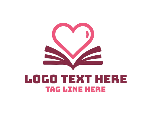 Heart Book Study Art Logo