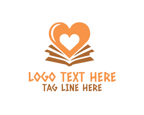 Heart Book Study Style Logo