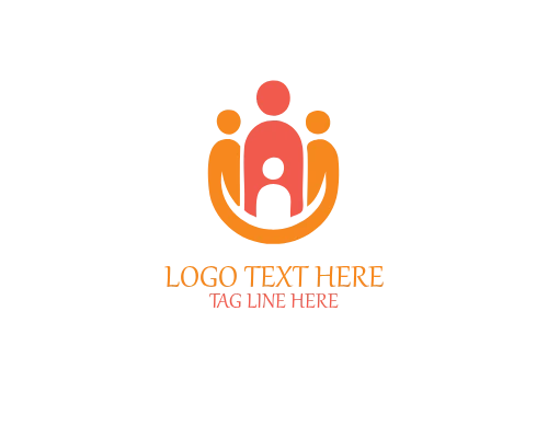 Heart Community People Logo