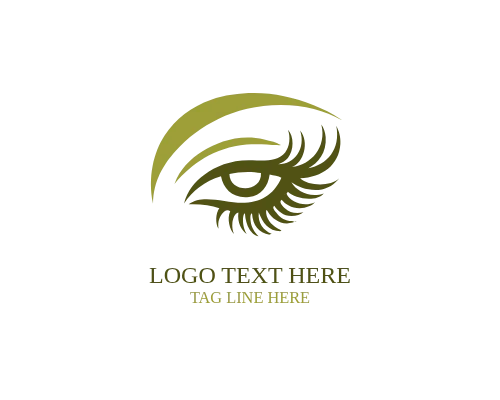 Heart Eye Lashes Logo