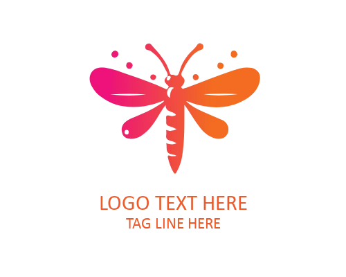 Heart Glow Firefly Logo for Care, Charity, and Wellness Brands