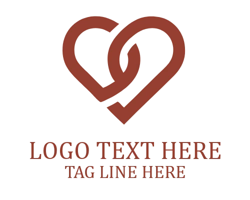 Heart infinity Logo