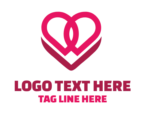 Heart pink Logo