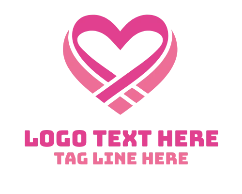 Heart pink Logo